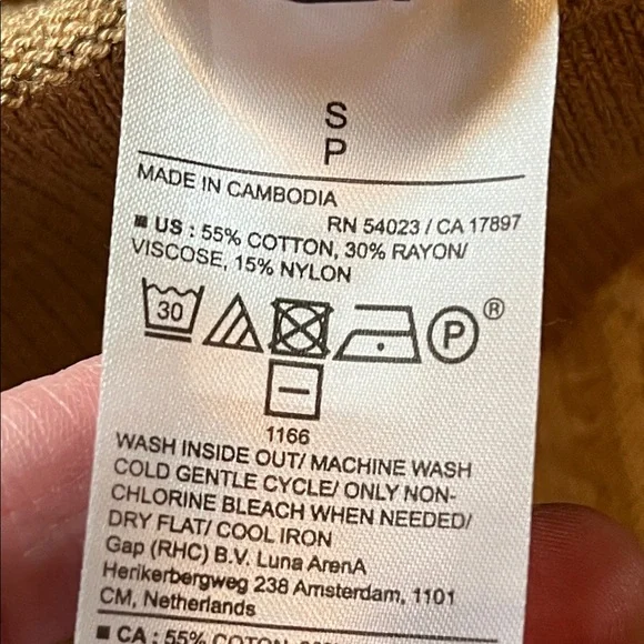 Banana Republic Camel Turtle-Neck Sweater Dress/NWT/S - Picture 12 of 15